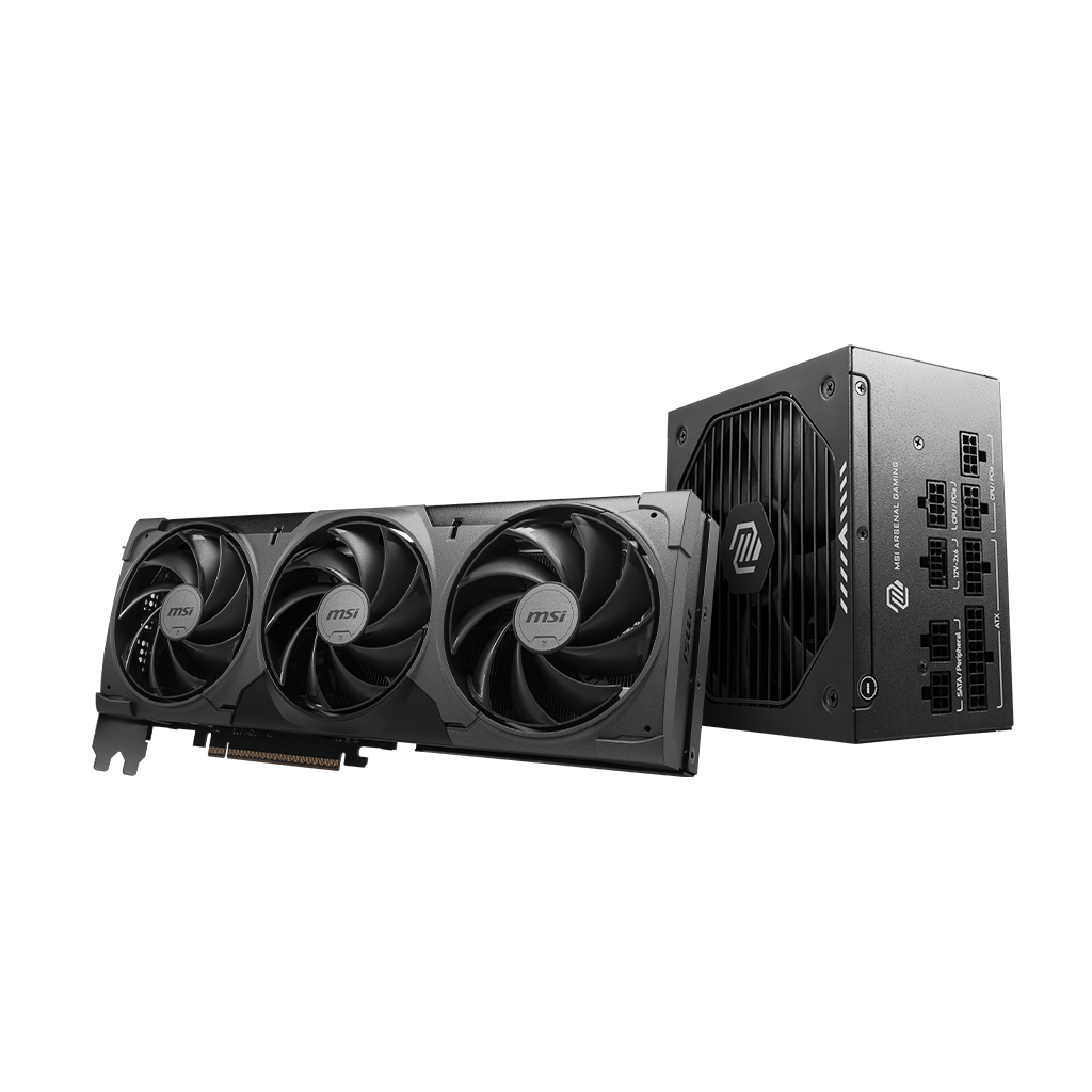 MSI GeForce RTX 5070 Ti 16G VENTUS 3X OC BLACK Starter Kit - MSI